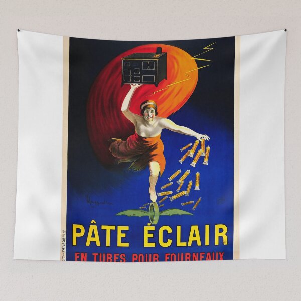 Item preview, Vintage advertising poster -French Food/Drink Advertising Poster - Pate Eclair  Giclée print, Wall decor, painting, wall decor designed and sold by Designbuddies.