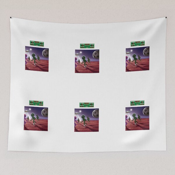 Item preview, ALIENS PLAYING SOCCER ON MARS, MARTIANS, SPORTS, EXTRATERRESTRIALS designed and sold by classic car craze.