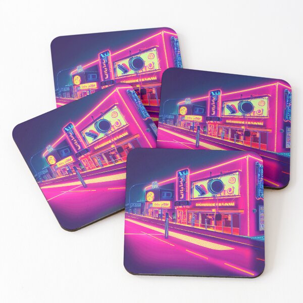 Item preview, Hollywood Neon Vaporwave  designed and sold by ComicsFactory.