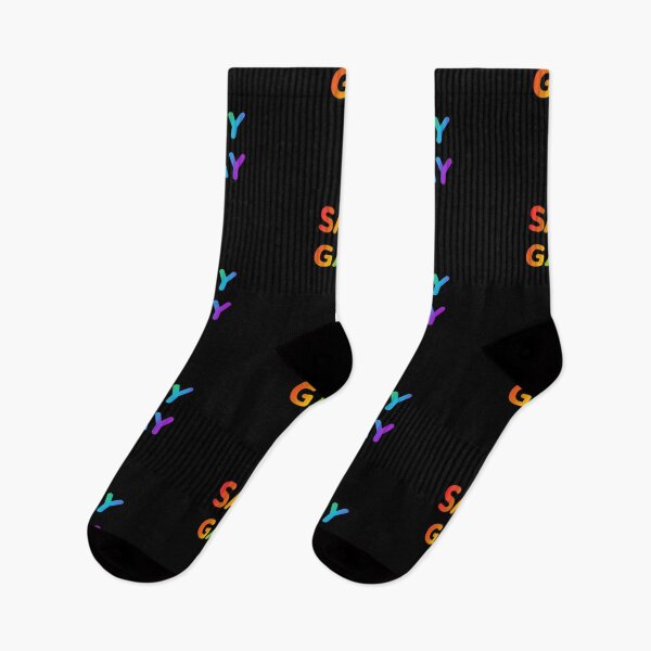 Item preview, SAY GAY LGBTQ Rainbow designed and sold by Inspirationmotivation.