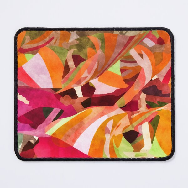 Item preview, Koi Pond - Bright Pink and Orange Abstract designed and sold by TheSplitWindow.