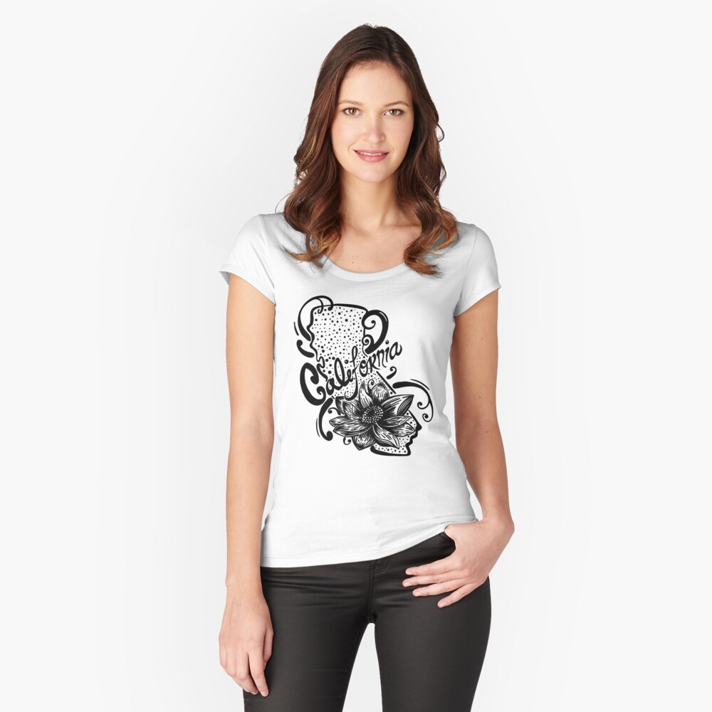 Item preview, Fitted Scoop T-Shirt designed and sold by DeafAngel1080.