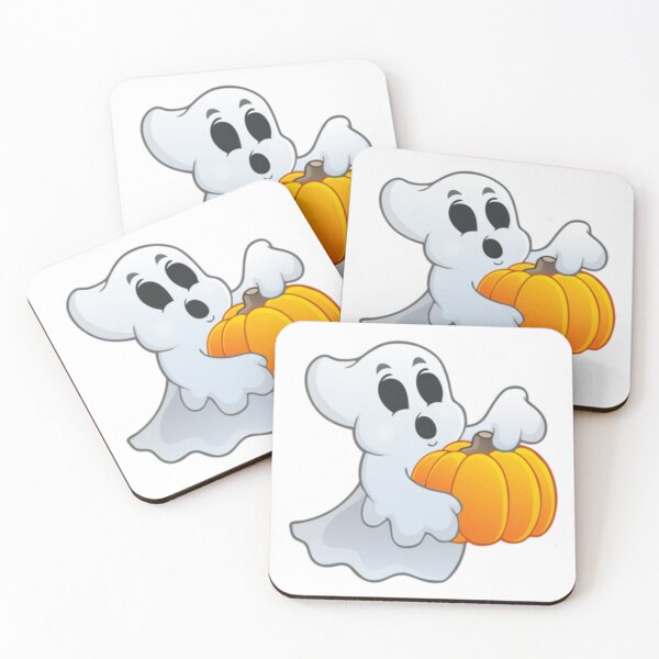 Item preview, Halloween - Spooky ghost with pumpkin designed and sold by Mara's designs.