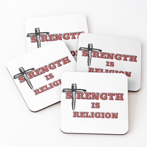 Item preview, Strength is religion gym freak bodybuilding power designed and sold by soniaaseguin.