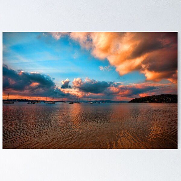 Item preview, Sunset Over Port Stephens designed and sold by Centralian Images.