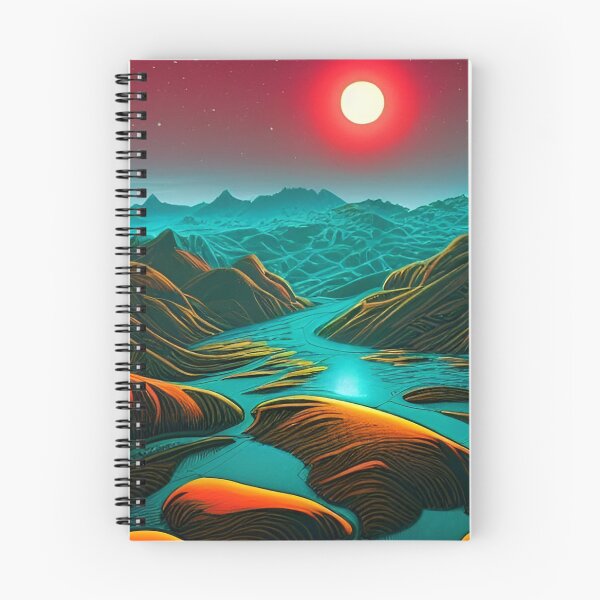 Item preview, Mountainous Landscape of a Distant Alien Planet 1 designed and sold by Caregiverology.