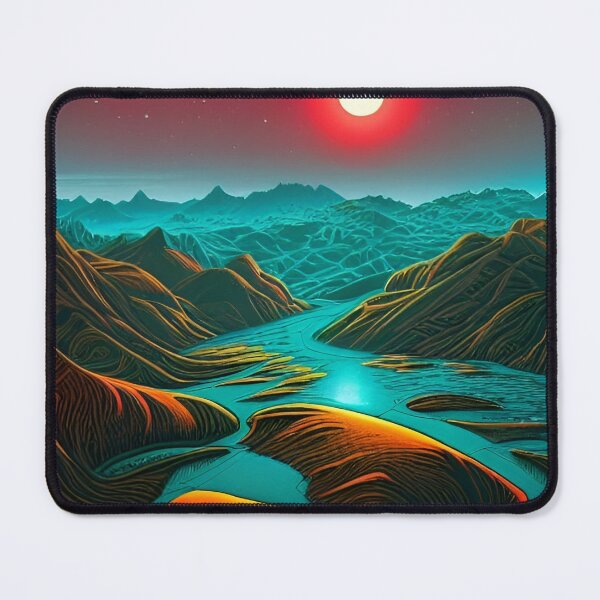 Item preview, Mountainous Landscape of a Distant Alien Planet 1 designed and sold by Caregiverology.