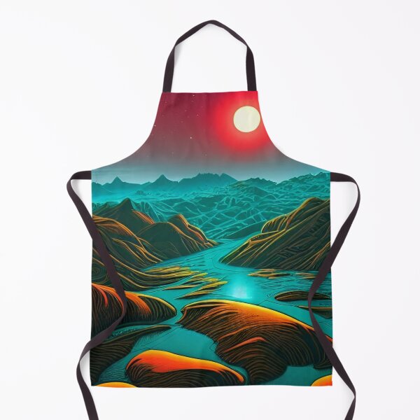 Item preview, Mountainous Landscape of a Distant Alien Planet 1 designed and sold by Caregiverology.
