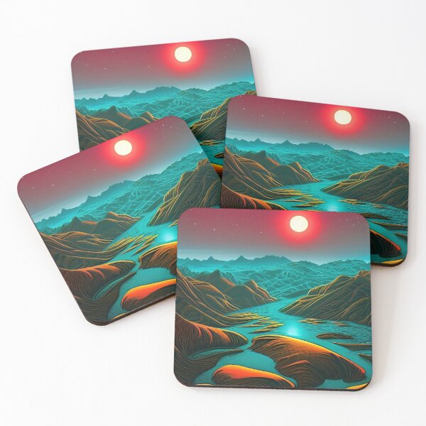 Item preview, Mountainous Landscape of a Distant Alien Planet 1 designed and sold by Caregiverology.