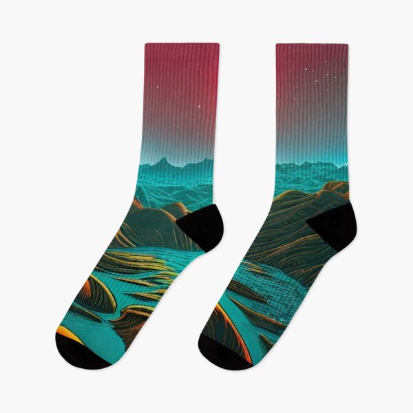 Item preview, Mountainous Landscape of a Distant Alien Planet 1 designed and sold by Caregiverology.