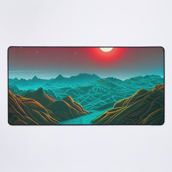 Item preview, Mountainous Landscape of a Distant Alien Planet 1 designed and sold by Caregiverology.