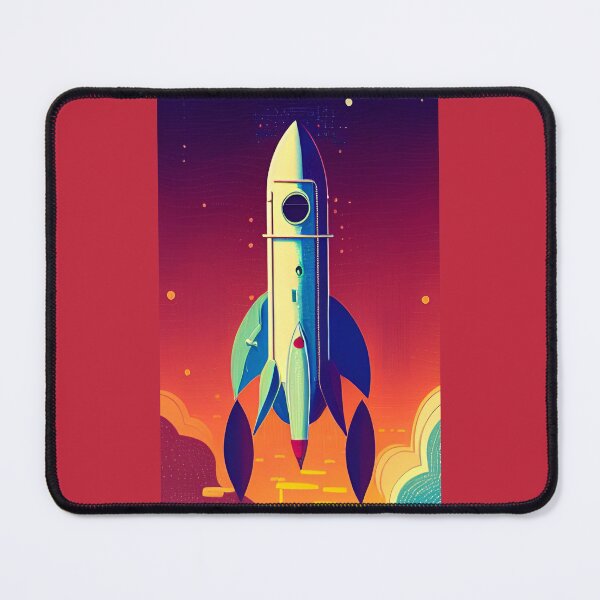Item preview, Rocketship artwork designed and sold by Gaspar Avila.