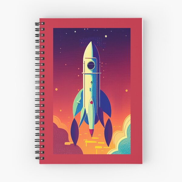 Item preview, Rocketship artwork designed and sold by Gaspar Avila.