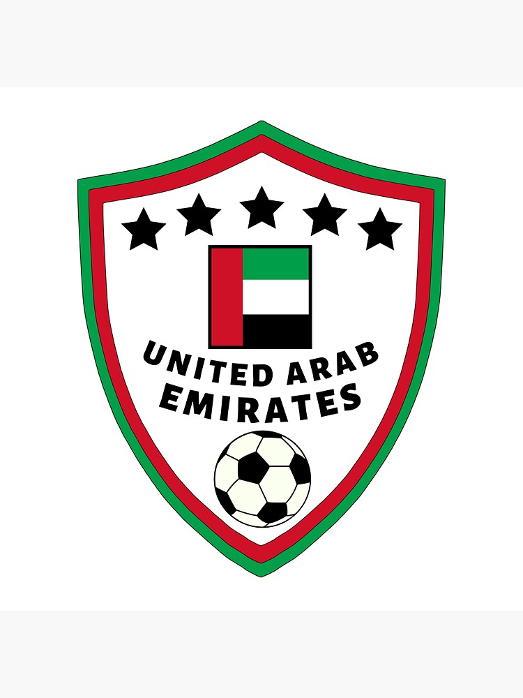 "United Arab Emirates Football Team" Sticker for Sale by Footballunite
