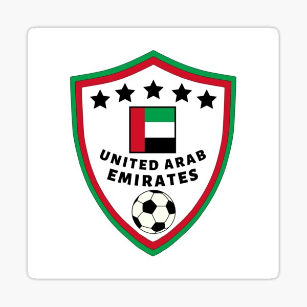 "United Arab Emirates Football Team" Sticker for Sale by Footballunite