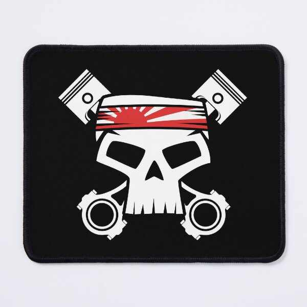 Item preview, JDM Racing Skull designed and sold by CUTOCARS-SHOP.