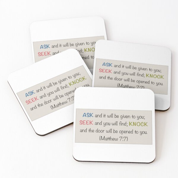 Item preview, Prayer Digital Stickers, Christian Stickers, Bible Verses, Bible, Christianity, Jesus Christ, Words of God, Matthew 7:7 designed and sold by SHiNStudio.