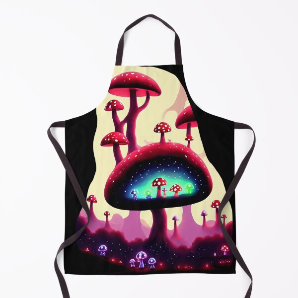 Item preview, Glowing multicoloured toadstools and toadstool-people in shroom-caves II designed and sold by BrachiaST.