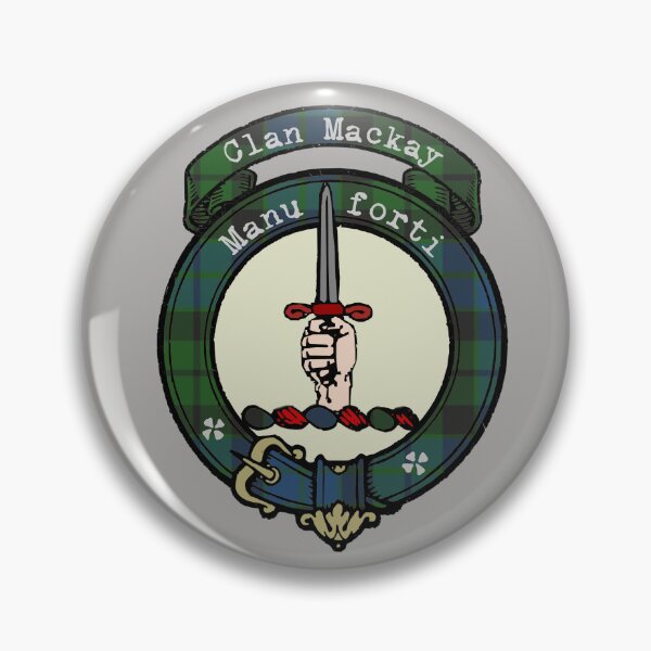 Item preview, Mackay Scottish Clan Surname crest tartan designed and sold by BagTown Clans.