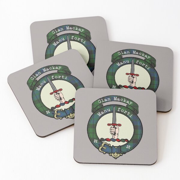 Item preview, Mackay Scottish Clan Surname crest tartan designed and sold by BagTown Clans.