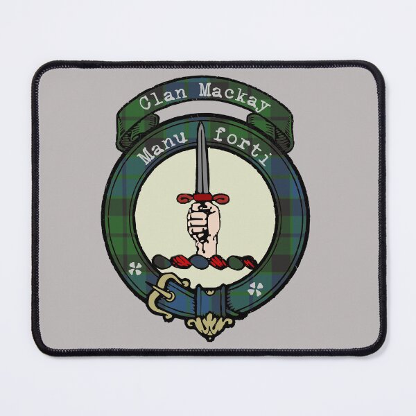 Item preview, Mackay Scottish Clan Surname crest tartan designed and sold by BagTown Clans.