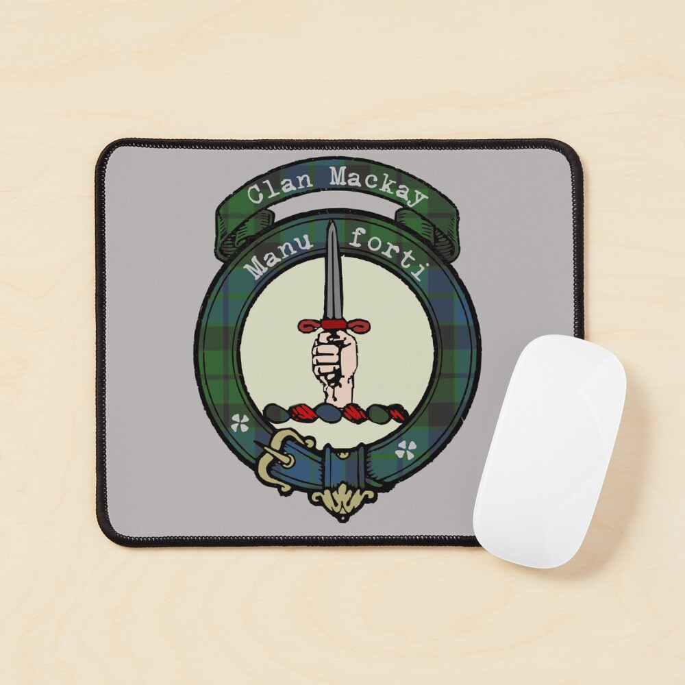 Mackay Scottish Clan Surname crest tartan