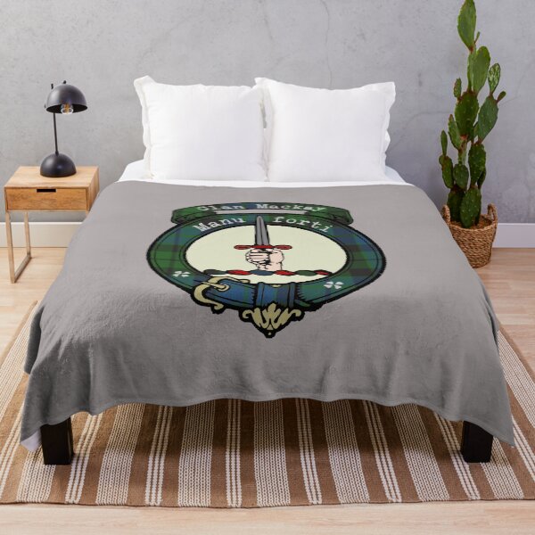 Item preview, Mackay Scottish Clan Surname crest tartan designed and sold by BagTown Clans.