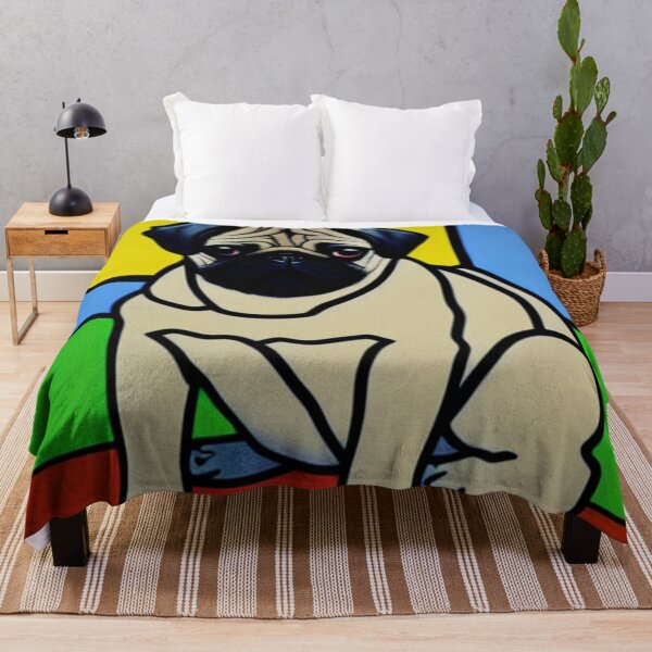 Item preview, Pug in the Style of Mondrian designed and sold by pugmom4.