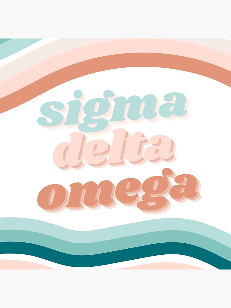 Sigma Delta Omega Sticker