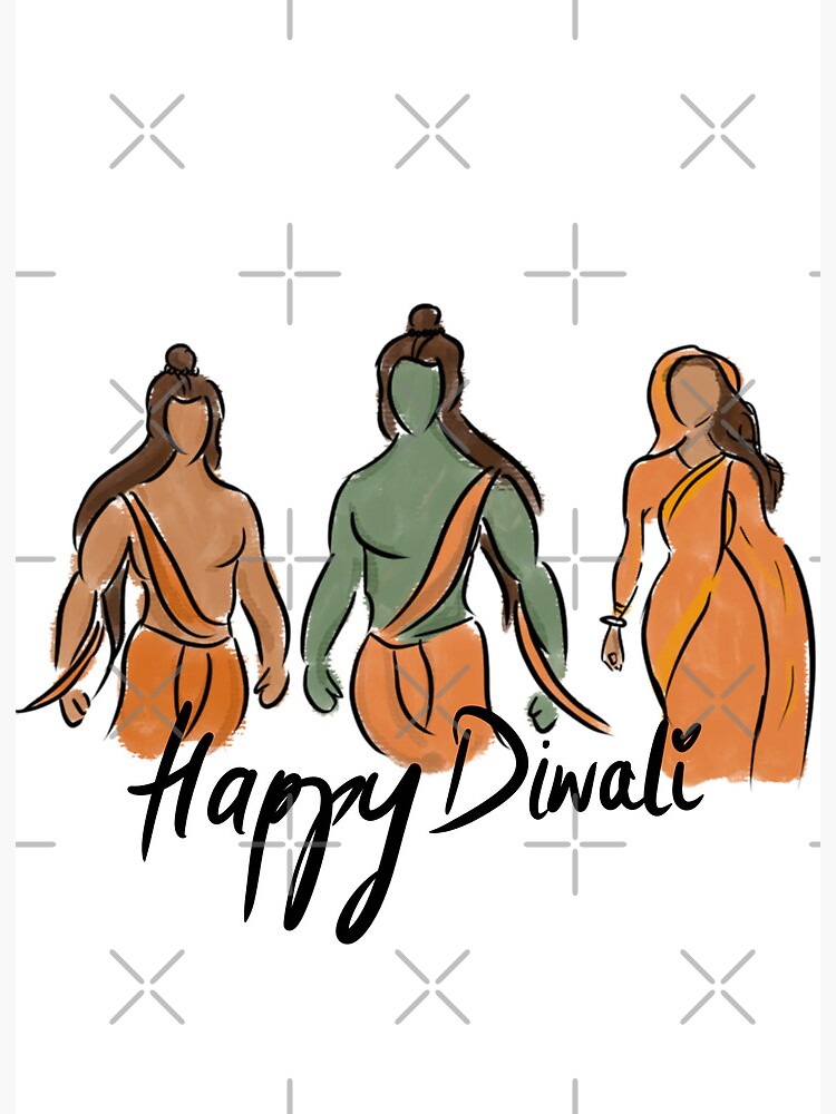Hand Drawn Personalised Diwali Card | Moonpig