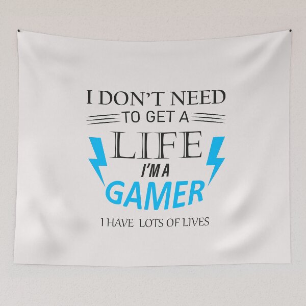 Item preview, I dont need to get a life,i am gamer,i have lots of lives designed and sold by mosiuralif.