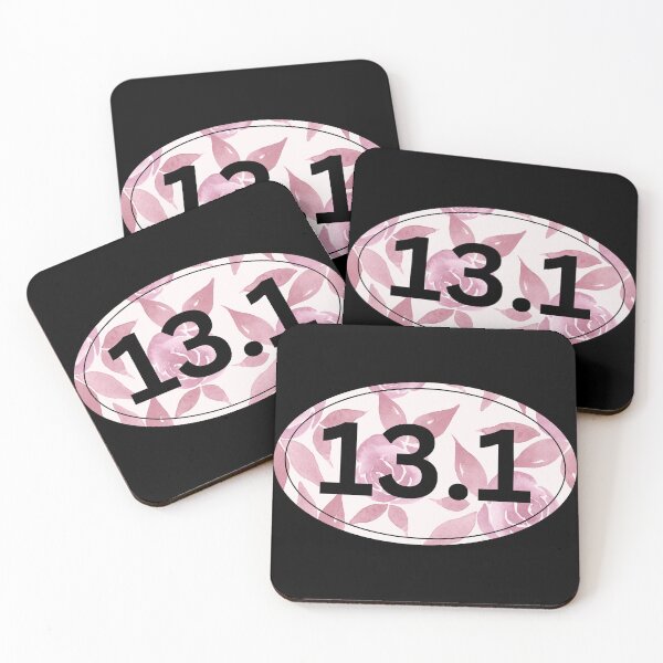 Item preview, Pink Floral, Half Marathon 13.1 designed and sold by LatterDaze.