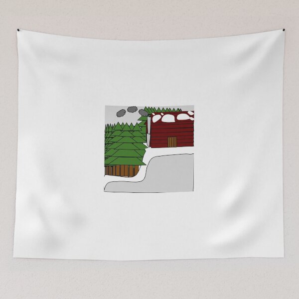 Item preview, snowy log cabin designed and sold by Fett-bricks.