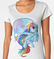Strich! Premium Rundhals-Shirt