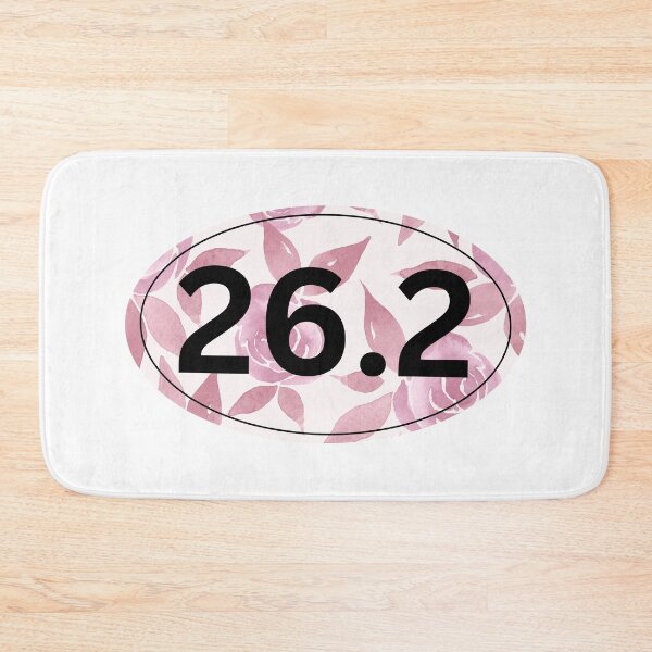 Item preview, Pink Floral, Marathon 26.2 designed and sold by LatterDaze.