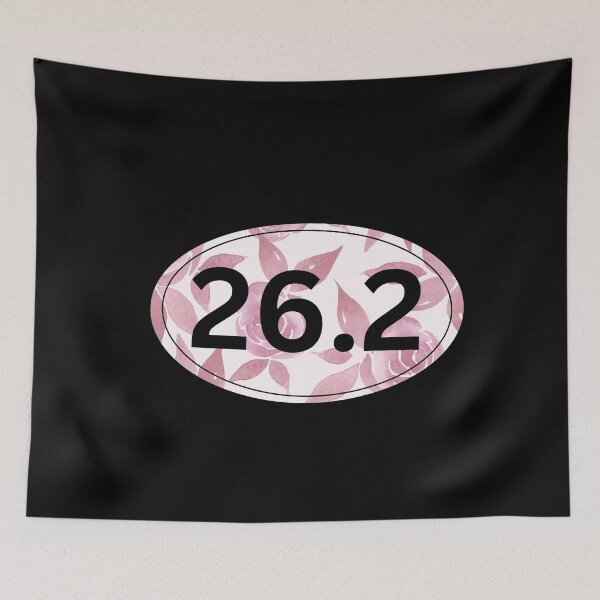 Item preview, Pink Floral, Marathon 26.2 designed and sold by LatterDaze.