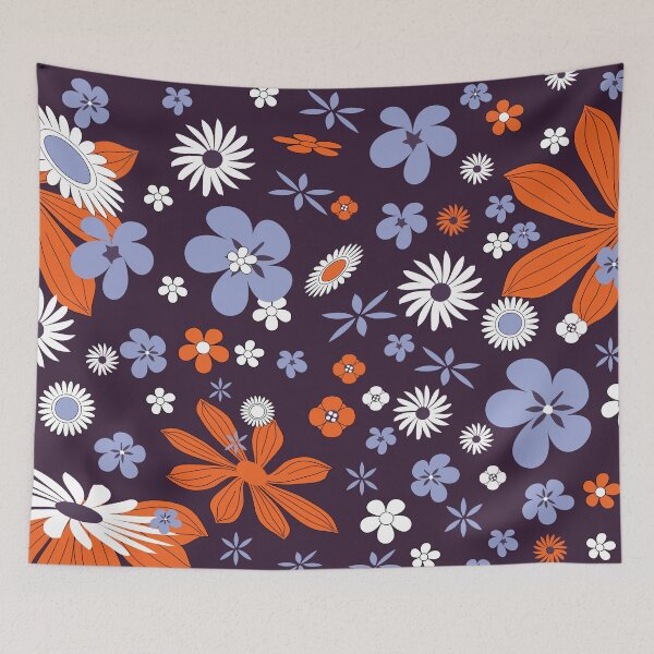 Item preview, Flowers Colorful pattern designed and sold by yssab.