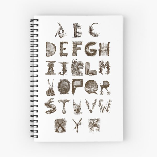 Item preview, ABC's of Horror  designed and sold by Sandra Grippi.