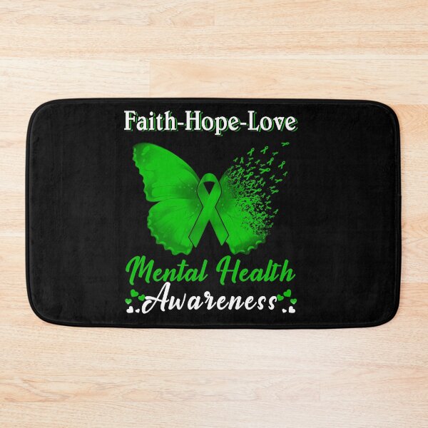 Item preview, Faith Hope Love Butterfly Mental Health Awareness designed and sold by Gillosina.