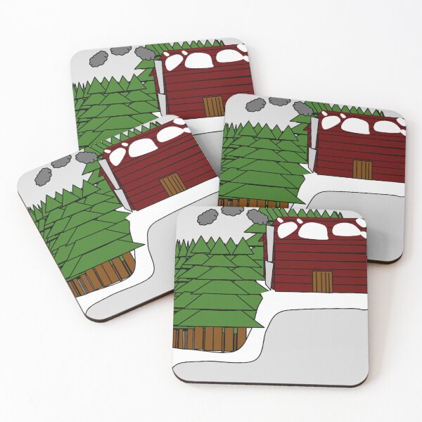Item preview, snowy log cabin designed and sold by Fett-bricks.
