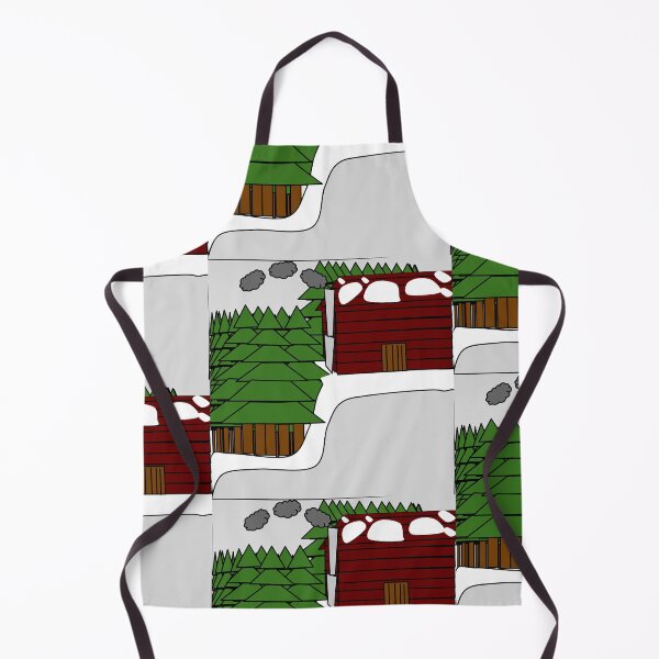 Item preview, snowy log cabin designed and sold by Fett-bricks.