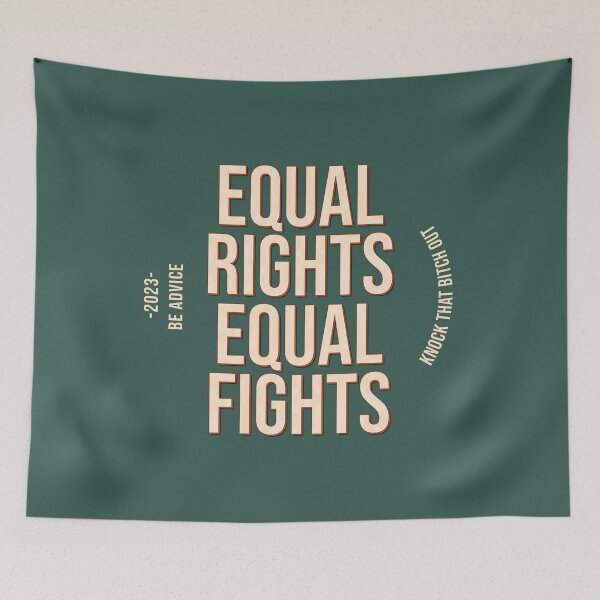 Item preview, equal rights equal fights, no simp designed and sold by StayWokeKings.