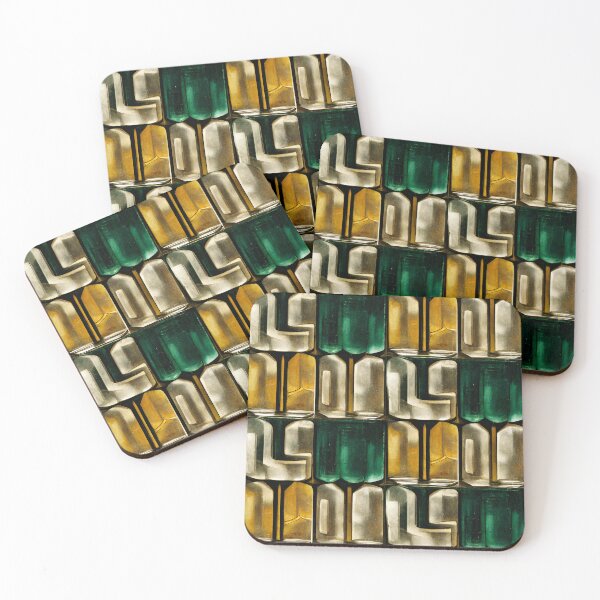 Item preview, Art Deco - Studie in gold & green - version 2 designed and sold by Gert Street.
