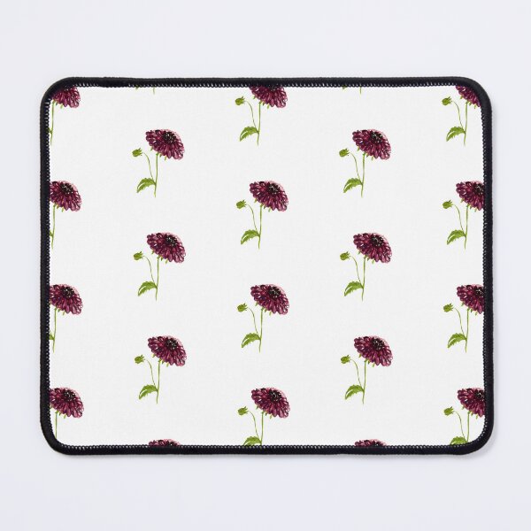 Item preview, Seamless dahlia watercolor illustration designed and sold by Yana Mustafina | Boho Soulful Designs.