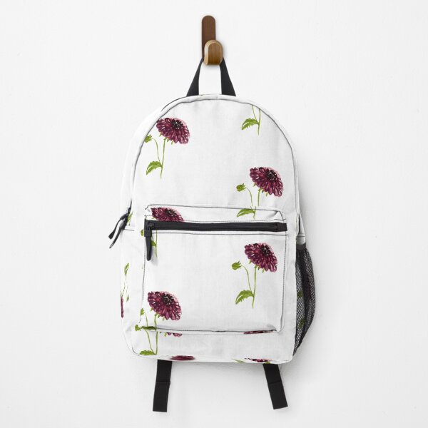 Item preview, Seamless dahlia watercolor illustration designed and sold by Yana Mustafina | Boho Soulful Designs.