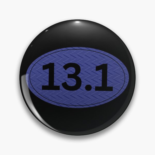 Item preview, Purple Zig Zag, Half Marathon 13.1 - Black designed and sold by LatterDaze.