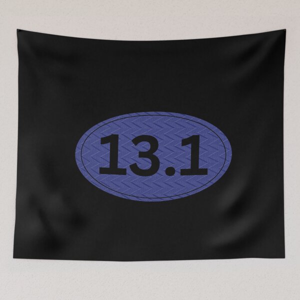 Item preview, Purple Zig Zag, Half Marathon 13.1 - Black designed and sold by LatterDaze.