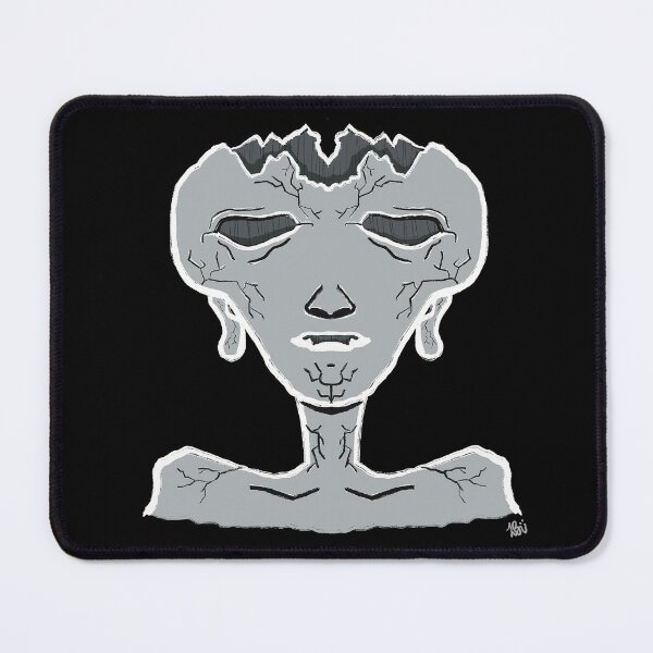 Item preview, EMPTY HEAD alien illustration designed and sold by longlivcurio.