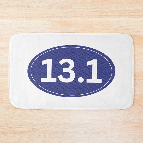 Item preview, Purple Zig Zag, Half Marathon 13.1 - White designed and sold by LatterDaze.