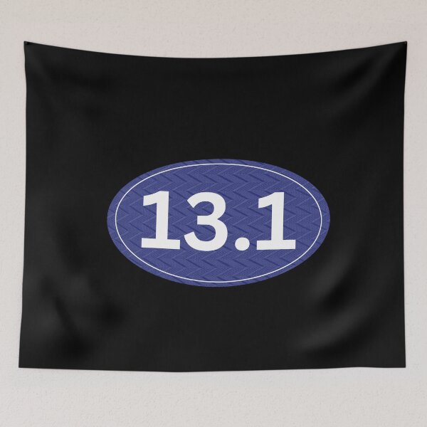 Item preview, Purple Zig Zag, Half Marathon 13.1 - White designed and sold by LatterDaze.
